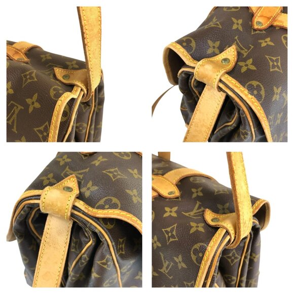 Authentic Louis Vuitton Saumur 43 Monogram Shoulder Bag jp400112625 - Picture 9 of 16